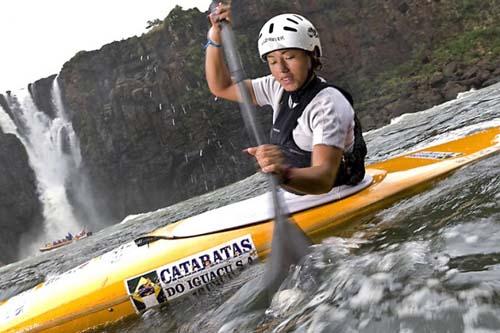 Canoísta brasileira Ana Sátila participa, neste fim de semana, da 3ª Etapa da Copa do Mundo de Canoagem Slalom/ Foto: Divulgação